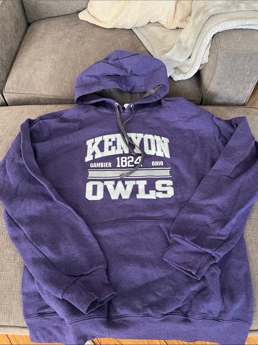 Kenyon College - Kenyon Owls Purple Hoodie Sweatshirt